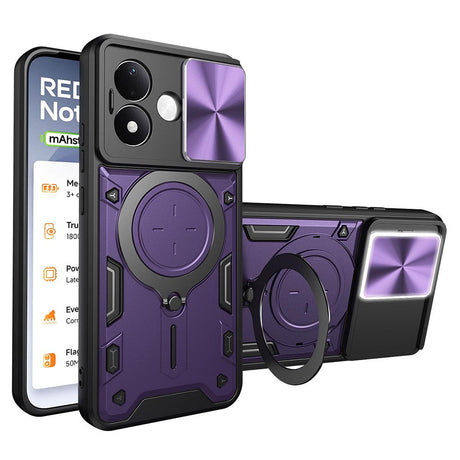 Husa de protectie Techsuit CamGuard Pro compatibil cu Xiaomi Redmi Note 17 4G / Redmi Note 17 5G, Mov