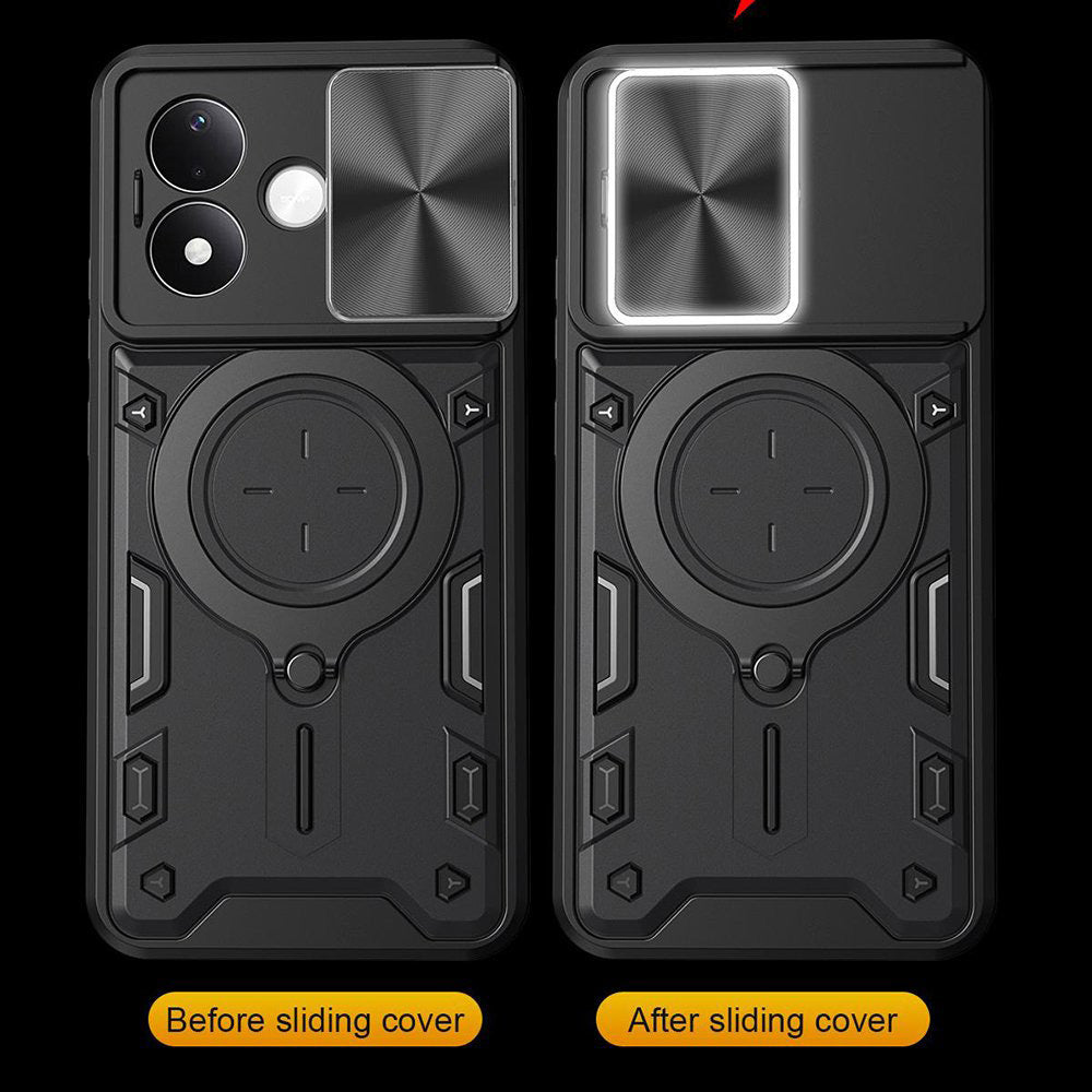 Husa de protectie Techsuit CamGuard Pro compatibil cu Xiaomi Redmi Note 17 Pro 5G, Roșu