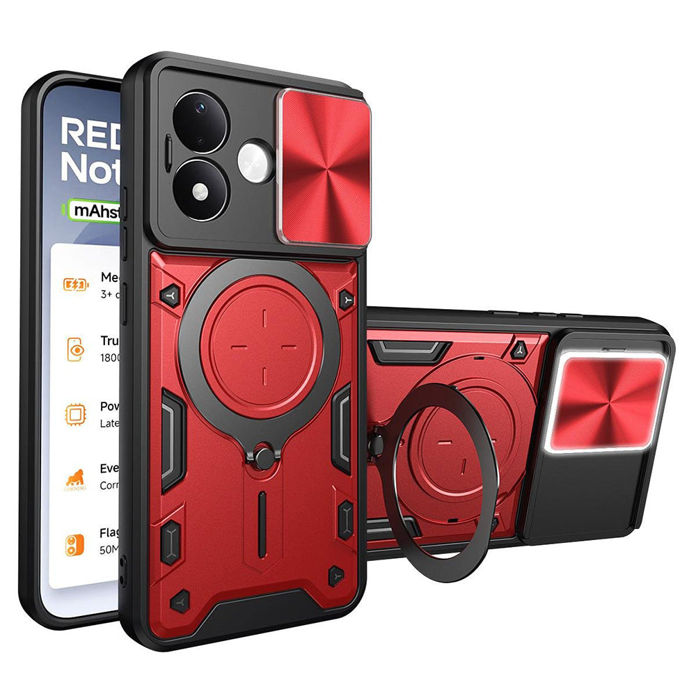 Husa de protectie Techsuit CamGuard Pro compatibil cu Xiaomi Redmi Note 17 Pro 5G, Roșu