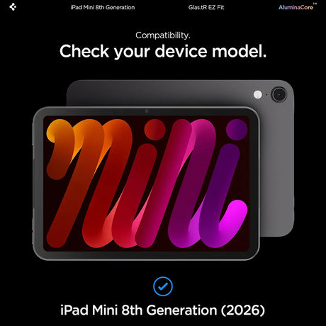 Folie tabletă Spigen pentru iPad Mini 8 (2026), transparentă