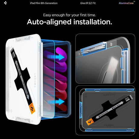 Folie tabletă Spigen pentru iPad Mini 8 (2026), transparentă