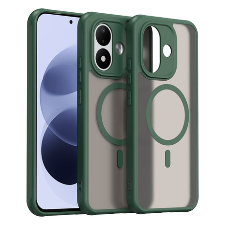 Husa de protectie Techsuit HaloFrost II cu inel magnetic compatibil cu Xiaomi Redmi Note 17 4G / Redmi Note 17 5G, Verde
