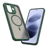 Husa de protectie Techsuit HaloFrost II cu inel magnetic compatibil cu Xiaomi Redmi Note 17 Pro 5G, Verde