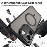 Husa de protectie Techsuit HaloFrost II cu inel magnetic compatibil cu Xiaomi Redmi Note 17 Pro Max, Negru