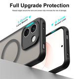 Husa de protectie Techsuit HaloFrost II cu inel magnetic compatibil cu Xiaomi Redmi Note 17 Pro Max, Negru