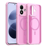 Husa de protectie Techsuit HaloFrost II cu inel magnetic compatibil cu Xiaomi Redmi Note 17 Pro 5G, Roz