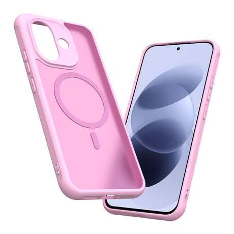 Husa de protectie Techsuit HaloFrost II cu inel magnetic compatibil cu Xiaomi Redmi Note 17 4G / Redmi Note 17 5G, Roz