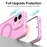 Husa de protectie Techsuit HaloFrost II cu inel magnetic compatibil cu Xiaomi Redmi Note 17 4G / Redmi Note 17 5G, Roz