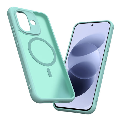 Husa de protectie Techsuit HaloFrost II cu inel magnetic compatibil cu Xiaomi Redmi Note 17 Pro 5G, Verde Menta