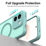 Husa de protectie Techsuit HaloFrost II cu inel magnetic compatibil cu Xiaomi Redmi Note 17 Pro 5G, Verde Menta