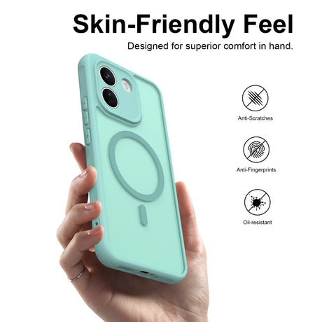 Husa de protectie Techsuit HaloFrost II cu inel magnetic compatibil cu Xiaomi Redmi Note 17 Pro 5G, Verde Menta