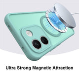 Husa de protectie Techsuit HaloFrost II cu inel magnetic compatibil cu Xiaomi Redmi Note 17 4G / Redmi Note 17 5G, Verde Menta