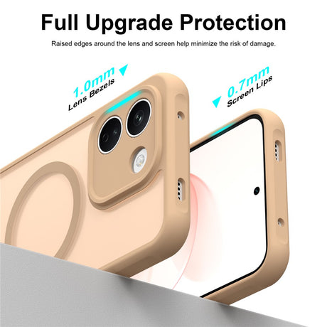 Husa de protectie Techsuit HaloFrost II cu inel magnetic compatibil cu Xiaomi Redmi Note 17 Pro 5G, Auriu