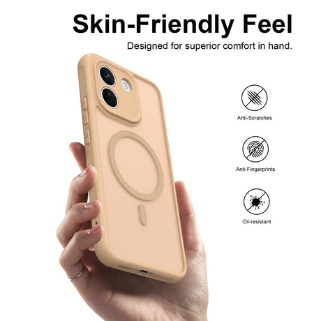 Husa de protectie Techsuit HaloFrost II cu inel magnetic compatibil cu Xiaomi Redmi Note 17 4G / Redmi Note 17 5G, Auriu