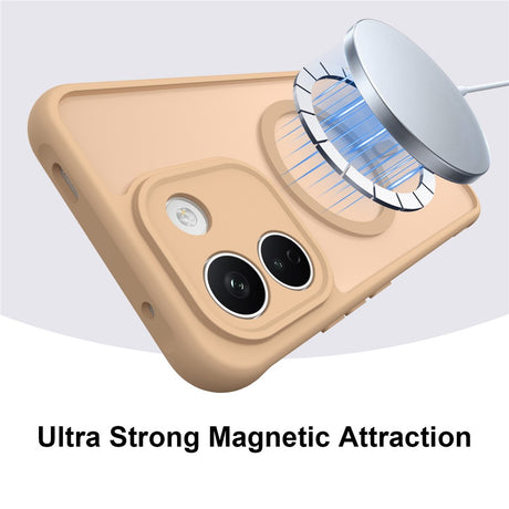 Husa de protectie Techsuit HaloFrost II cu inel magnetic compatibil cu Xiaomi Redmi Note 17 4G / Redmi Note 17 5G, Auriu