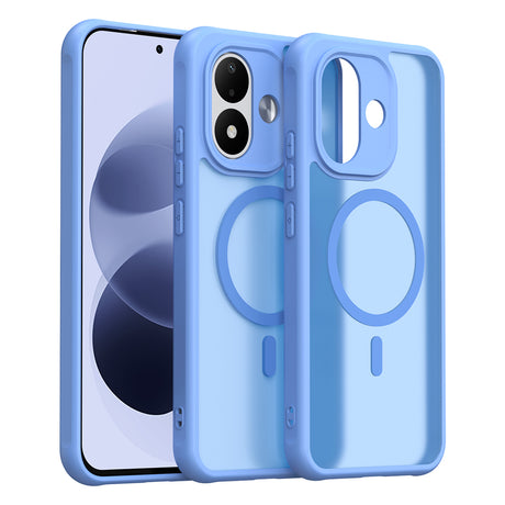 Husa de protectie Techsuit HaloFrost II cu inel magnetic compatibil cu Xiaomi Redmi Note 17 Pro 5G, Albastru