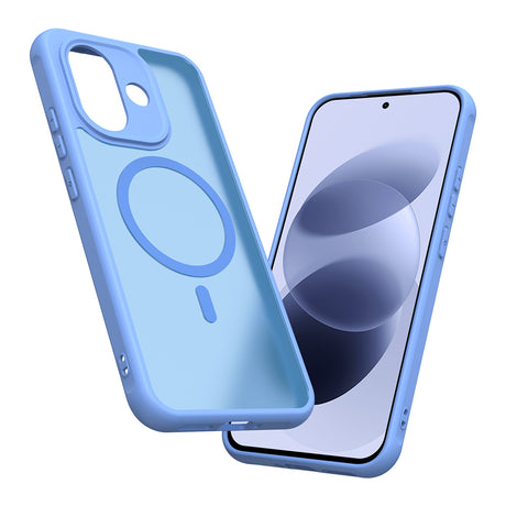 Husa de protectie Techsuit HaloFrost II cu inel magnetic compatibil cu Xiaomi Redmi Note 17 4G / Redmi Note 17 5G, Albastru