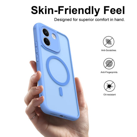 Husa de protectie Techsuit HaloFrost II cu inel magnetic compatibil cu Xiaomi Redmi Note 17 4G / Redmi Note 17 5G, Albastru