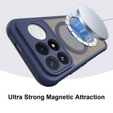 Husa de protectie Techsuit HaloFrost II cu inel magnetic compatibil cu Xiaomi Poco F9 Pro, Albastru