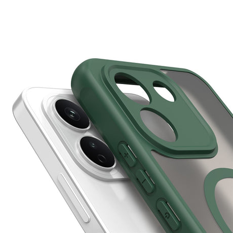 Husa de protectie Techsuit HaloFrost II cu inel magnetic compatibil cu Xiaomi Redmi Note 17 Pro Max, Verde