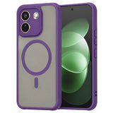 Husa de protectie Techsuit HaloFrost II cu inel magnetic compatibil cu Xiaomi Redmi Note 17 Pro Max, Mov