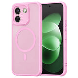Techsuit HaloFrost II roz husă cu inel magnetic pentru Xiaomi Redmi Note 17 Pro Max