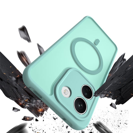 Husa de protectie Techsuit HaloFrost II cu inel magnetic compatibil cu Xiaomi Redmi Note 17 Pro Max, Verde Menta