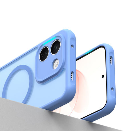 Husa de protectie Techsuit HaloFrost II cu inel magnetic compatibil cu Xiaomi Redmi Note 17 Pro Max, Albastru