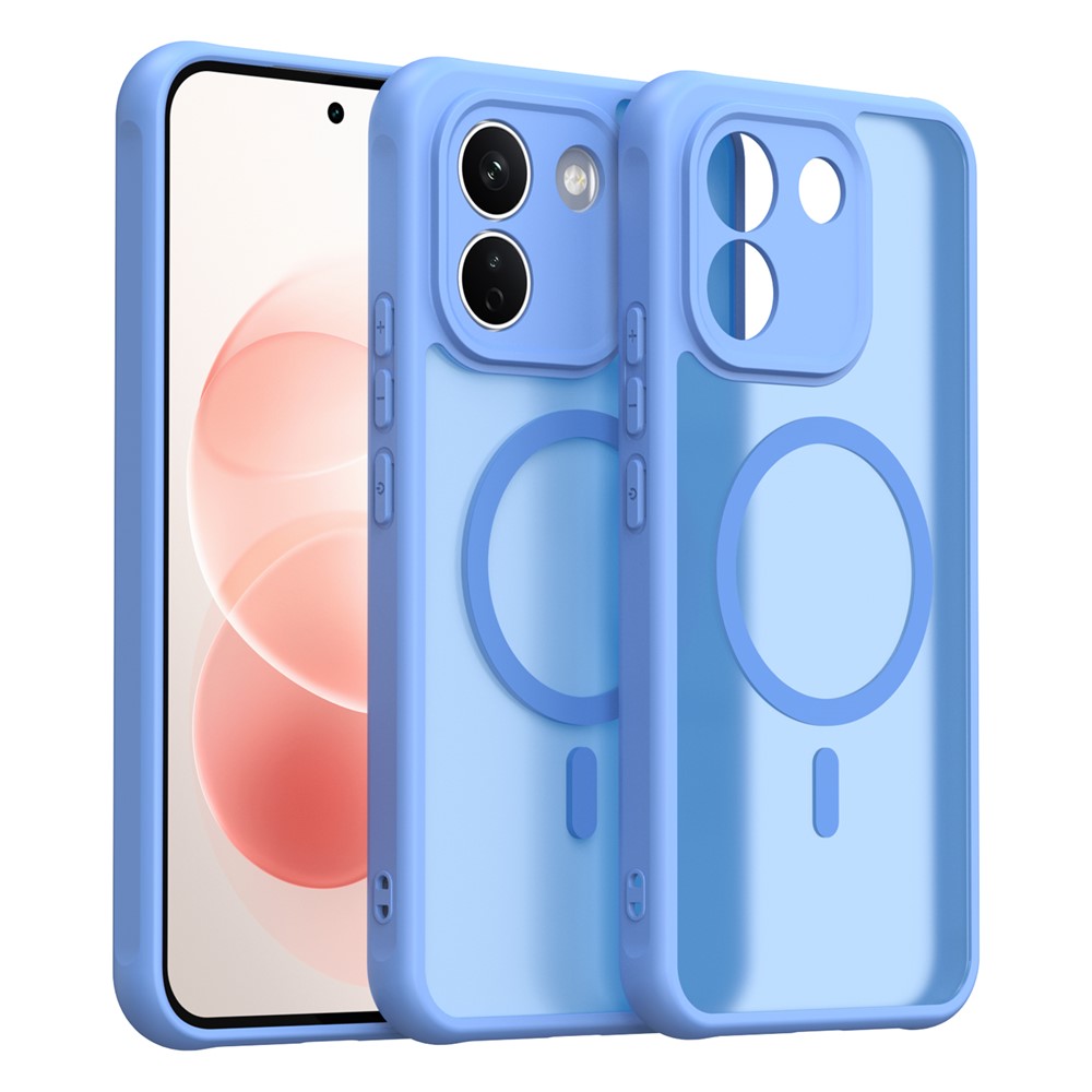 Husa de protectie Techsuit HaloFrost II cu inel magnetic compatibil cu Xiaomi Redmi Note 17 Pro Max, Albastru