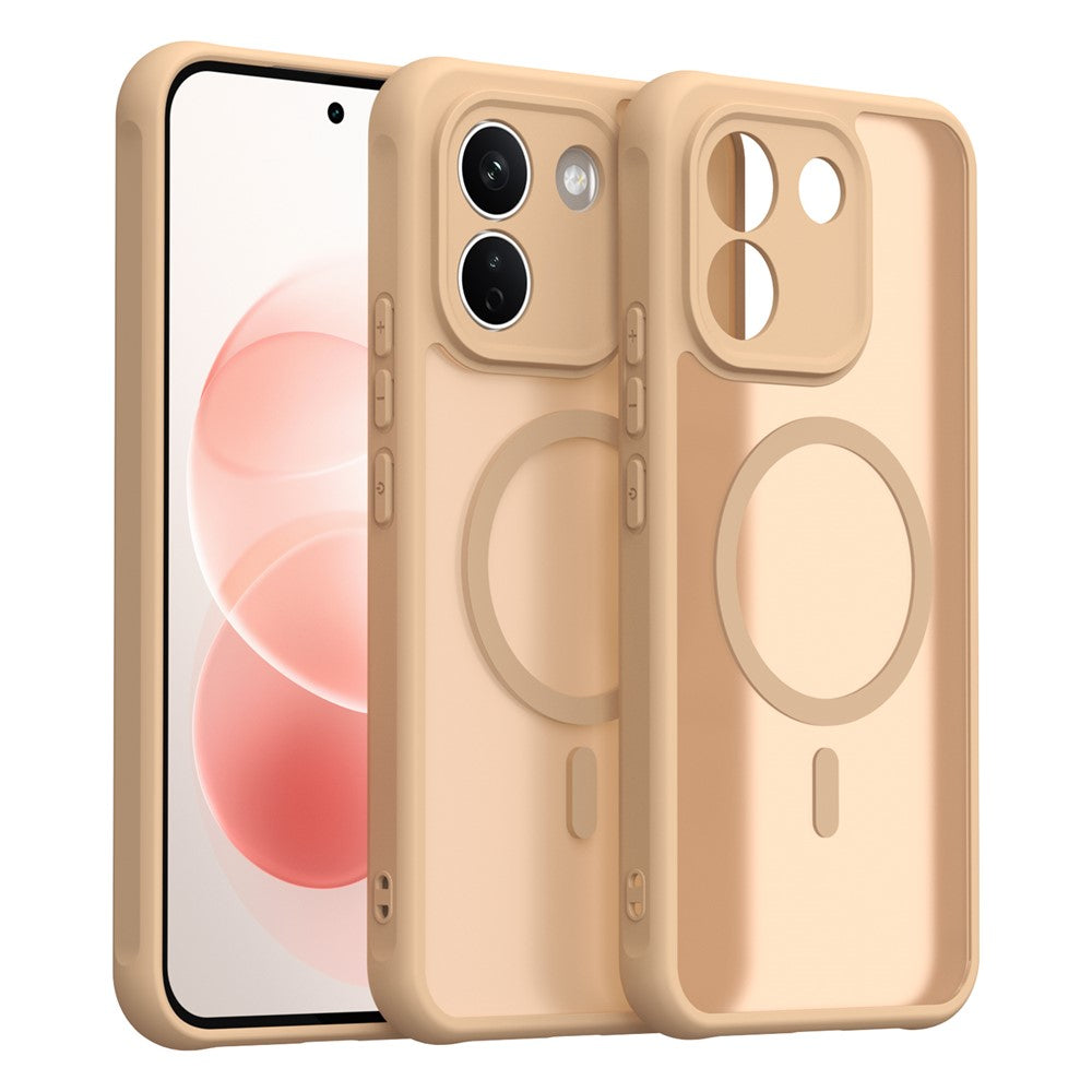 Husa de protectie Techsuit HaloFrost II cu inel magnetic compatibil cu Xiaomi Redmi Note 17 Pro Max, Auriu
