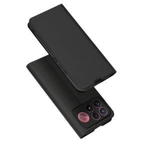 Husă Techsuit Magskin Book neagră pentru Xiaomi Poco F9 Ultra