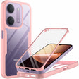 Husă + folie Techsuit ColorVerse 360 roz pentru Xiaomi Redmi 17C 5G
