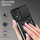 Husa de protectie Techsuit CamShield Series compatibil cu Oppo A58 5G / A78 5G, Negru