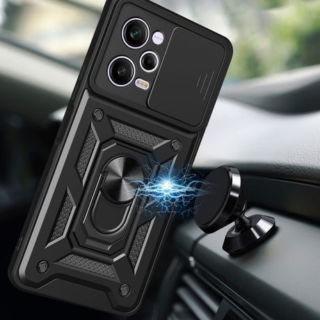 Husa de protectie Techsuit CamShield Series compatibil cu Xiaomi Redmi Note 12 Pro 5G / Poco X5 Pro, Negru