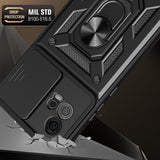 Husa de protectie Techsuit CamShield Series compatibil cu Motorola Moto G72, Negru