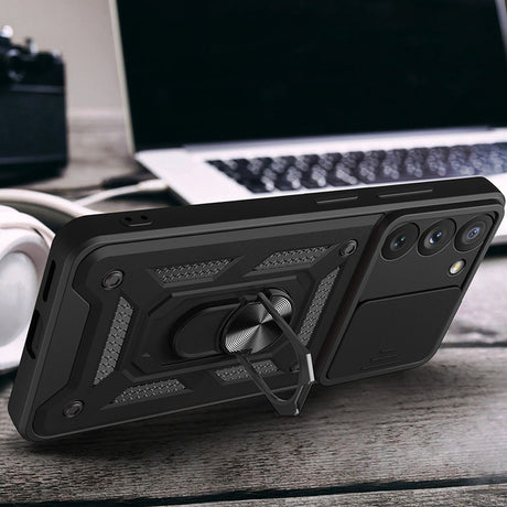 Husa de protectie Techsuit CamShield Series compatibil cu Samsung Galaxy S23, Negru