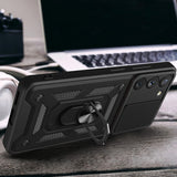 Husa de protectie Techsuit CamShield Series compatibil cu Samsung Galaxy S22 5G, Negru
