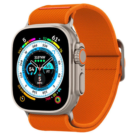 Accesoriu smartwatch Spigen Fit Lite Ultra (AMP05986) compatibil cu Apple Watch 1/2/3/4/5/6/7/8/9/10/SE/SE 2/Ultra/Ultra 2/Ultra 3 (42/44/45/46/49mm), Portocaliu
