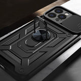 Husa de protectie Techsuit CamShield Series compatibil cu iPhone 13 Pro, Negru