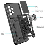 Husa de protectie Techsuit CamShield Series compatibil cu Samsung Galaxy A52 4G / A52 5G / A52s 5G, Negru