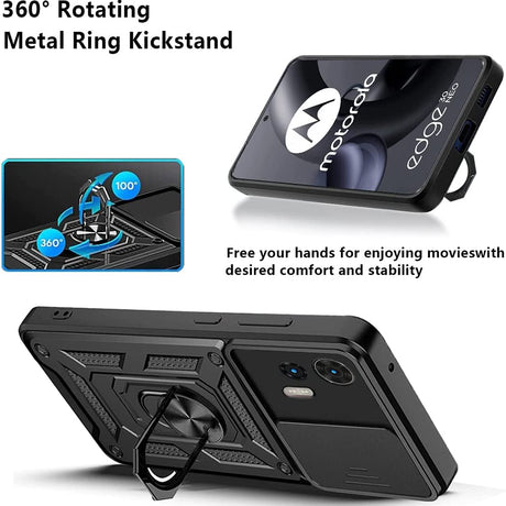 Husa de protectie Techsuit CamShield Series compatibil cu Motorola Edge 30 Neo, Negru