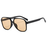 Ochelari de Soare Techsuit (98061), Negru / Light Tea