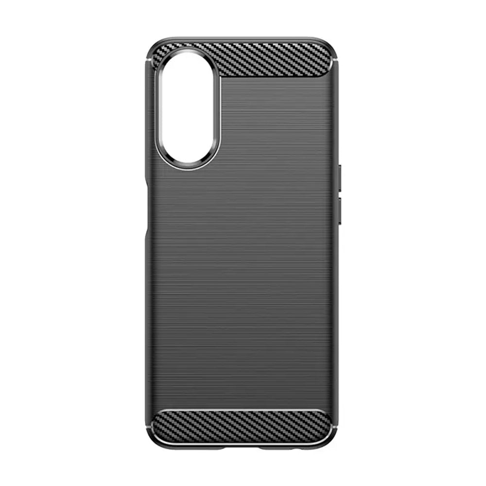 Husa de protectie Techsuit Carbon Silicone compatibil cu Oppo A58 5G / A78 5G, Negru