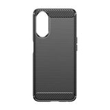 Husa de protectie Techsuit Carbon Silicone compatibil cu Oppo A58 5G / A78 5G, Negru