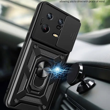 Husa de protectie Techsuit CamShield Series compatibil cu Xiaomi 13 Pro, Negru