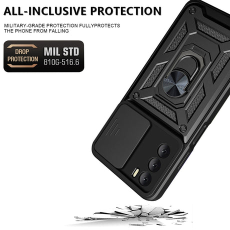 Husa de protectie Techsuit CamShield Series compatibil cu Oppo A16 / A16s / A54s, Negru