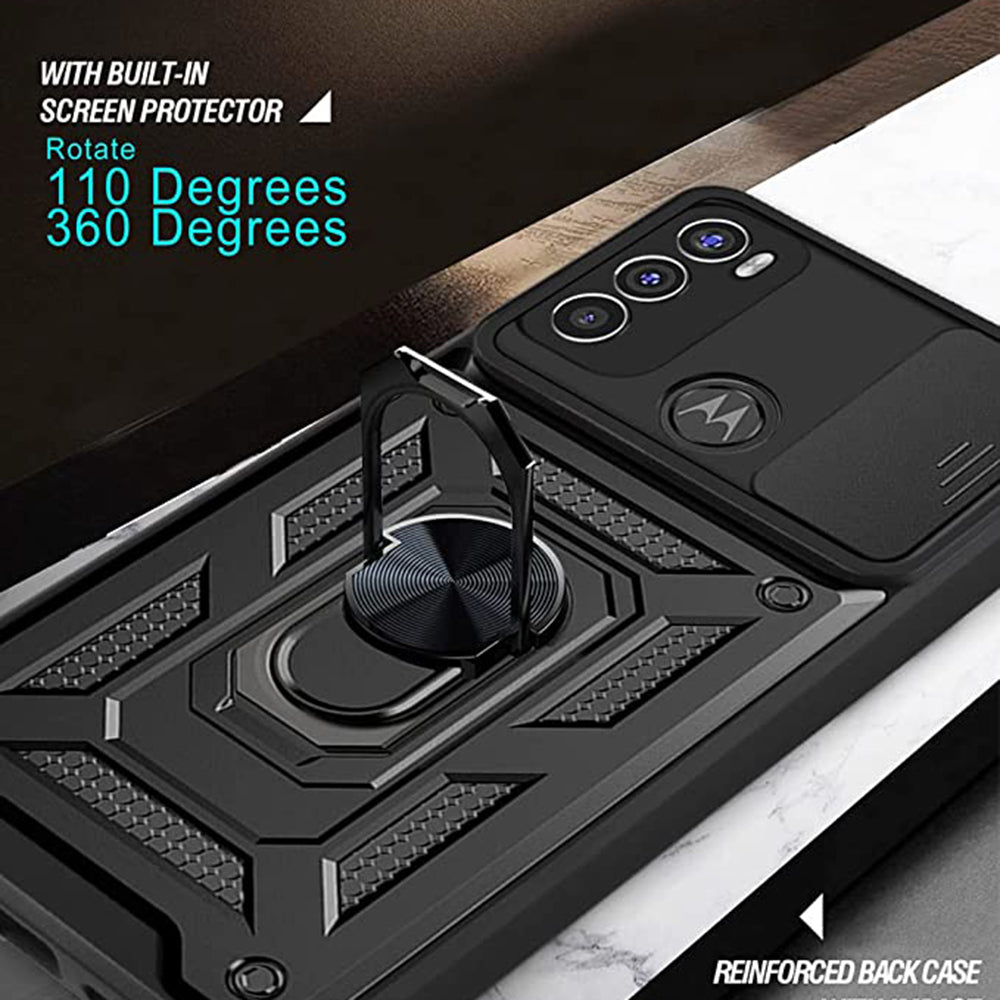 Husa de protectie Techsuit CamShield Series compatibil cu Motorola Moto E20 / E30 / E40, Negru