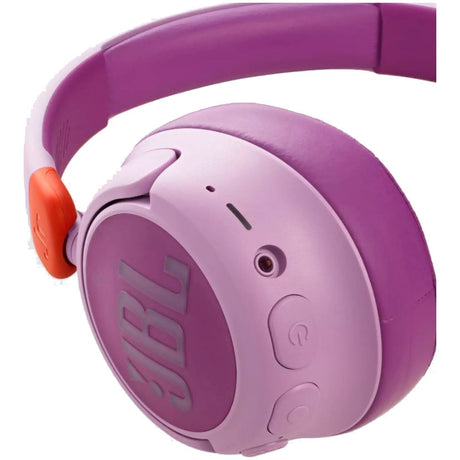 Casti audio wireless On-Ear JBL JR460NC, Bluetooth, Active Noise Cancelling, Pink (roz) - NotebookGsm