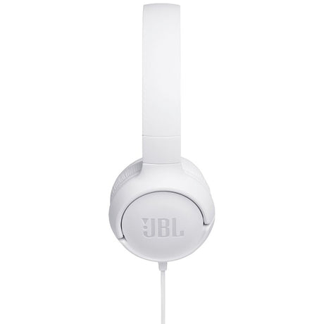 Casti On-Ear JBL Tune 500, Cu fir, White (alb) - NotebookGsm