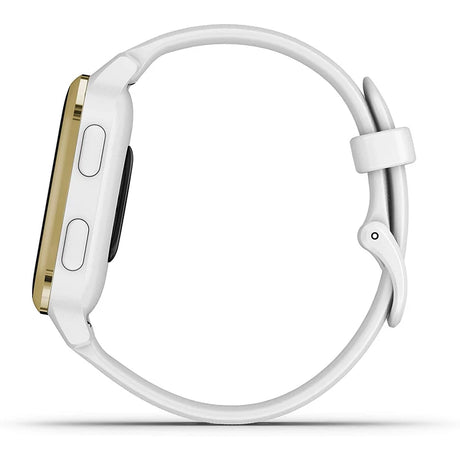Ceas Sport / Smartwatch Garmin Venu SQ, White/Gold
